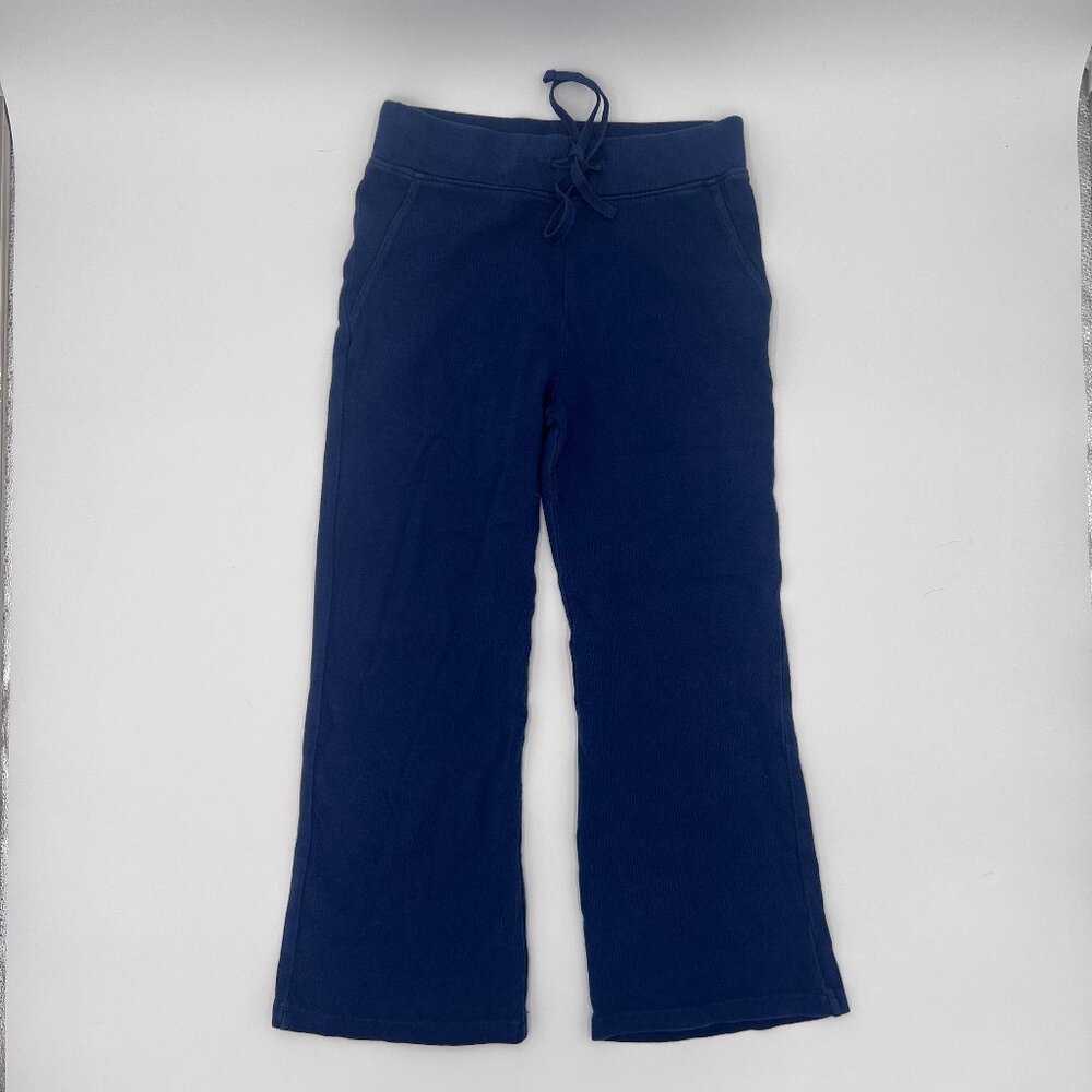 Monrow Navy Straight Leg Pants